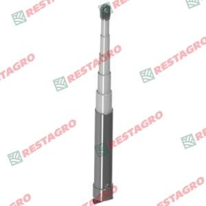 Vérin hydraulique télescopique (chromé, avec anneau d'étanchéité, tube étiré)