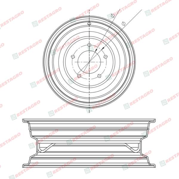 Tube Type Rim Section TUBE TYPE RIM | Restagro Agricultural & Pivot Irrigation Components